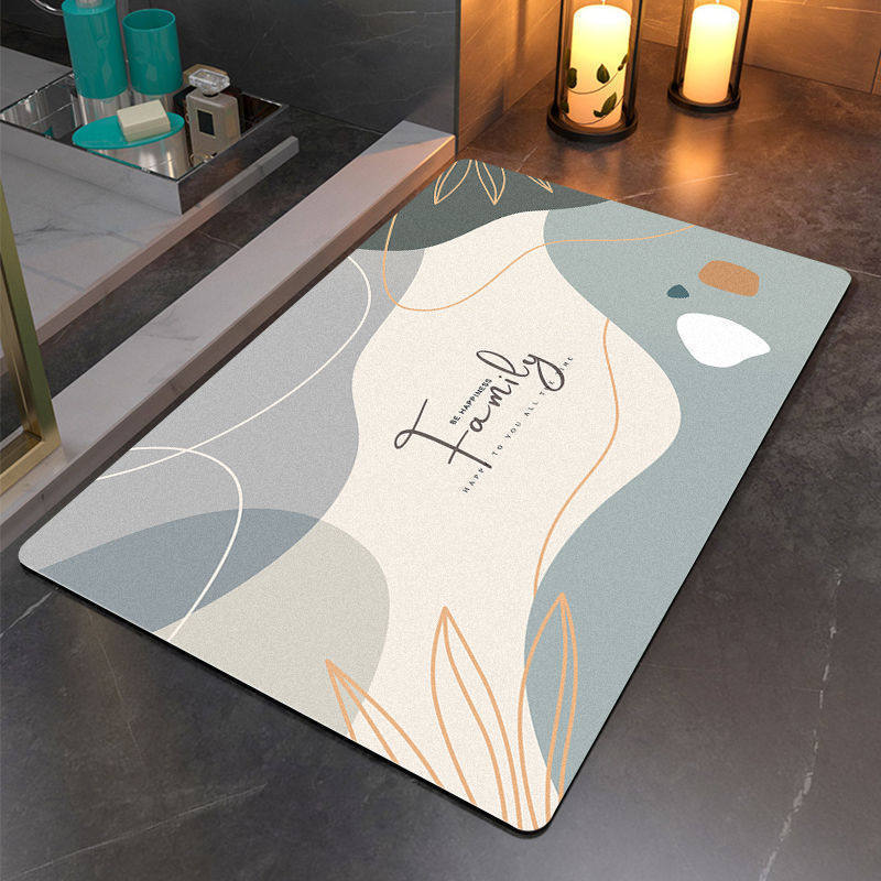 Artistic Abstract Bathroom Mat | Kelmera