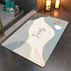 Artistic Abstract Bathroom Mat | Kelmera