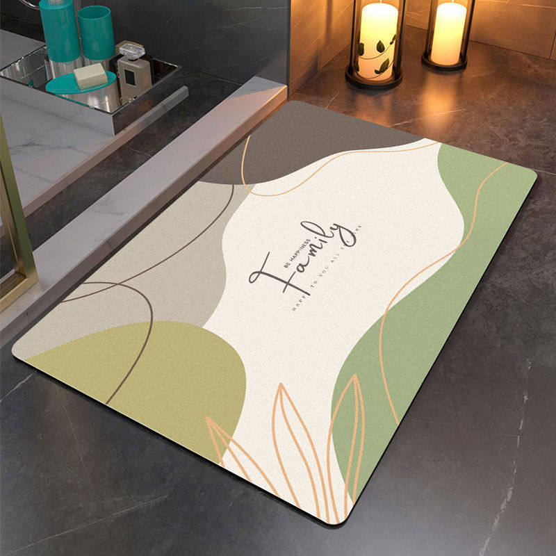 Artistic Abstract Bathroom Mat | Kelmera
