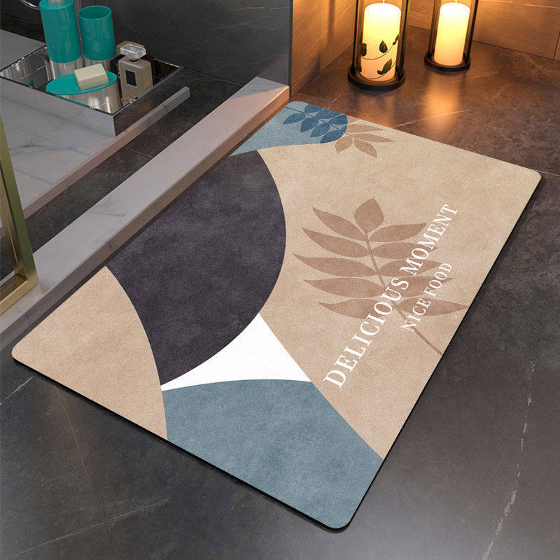 Artistic Abstract Bathroom Mat | Kelmera