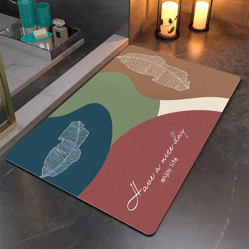 Artistic Abstract Bathroom Mat | Kelmera