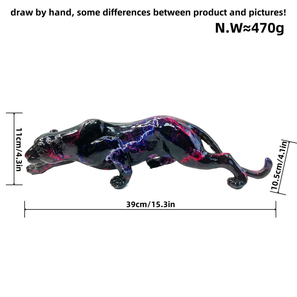 Artistic and Colorful Animal Figure in Panther Shape | Kelmera