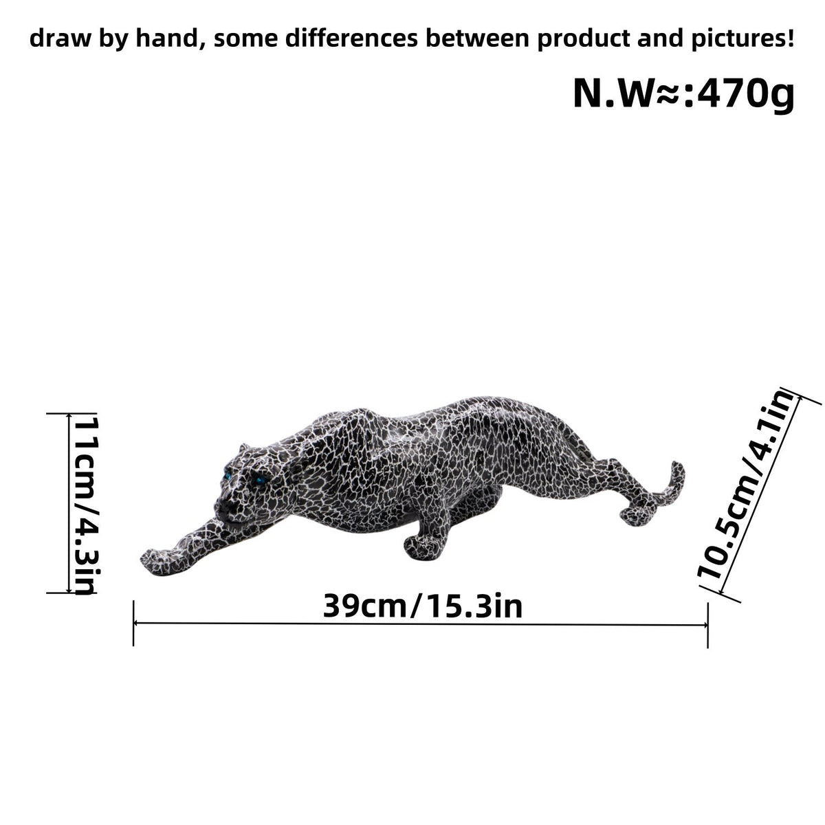 Artistic and Colorful Animal Figure in Panther Shape | Kelmera
