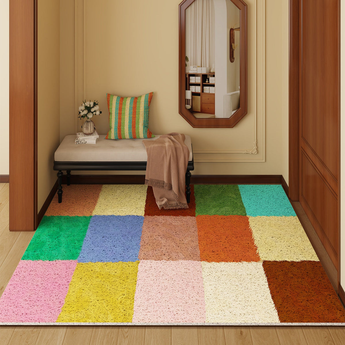 Artistic Area Rug Soft Textile | Kelmera