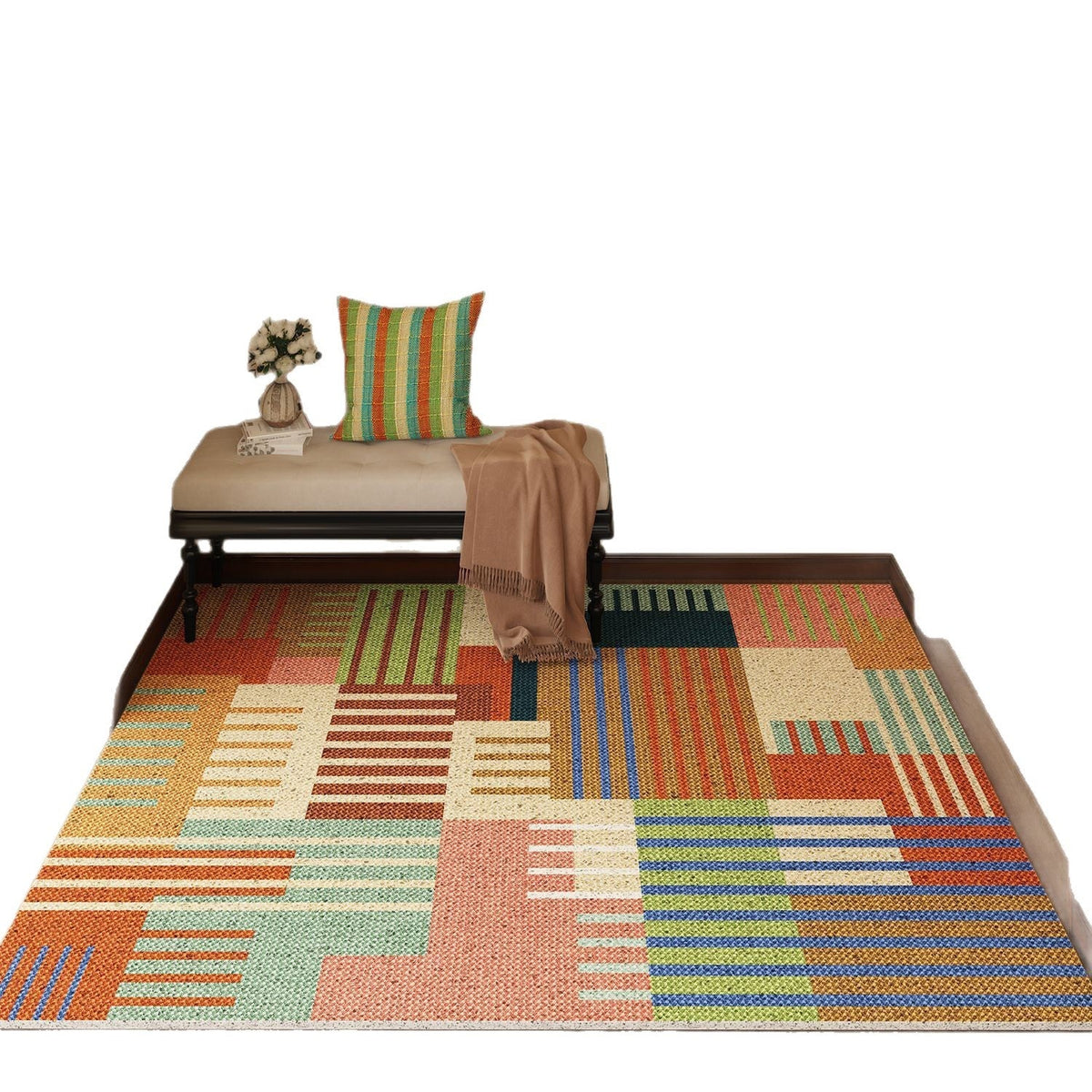 Artistic Area Rug Soft Textile | Kelmera