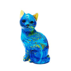 Artistic Cat Figurine in Vibrant Design | Kelmera