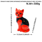 Artistic Cat Figurine in Vibrant Design | Kelmera