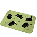 Artistic Cat-Themed Area Rug | Kelmera