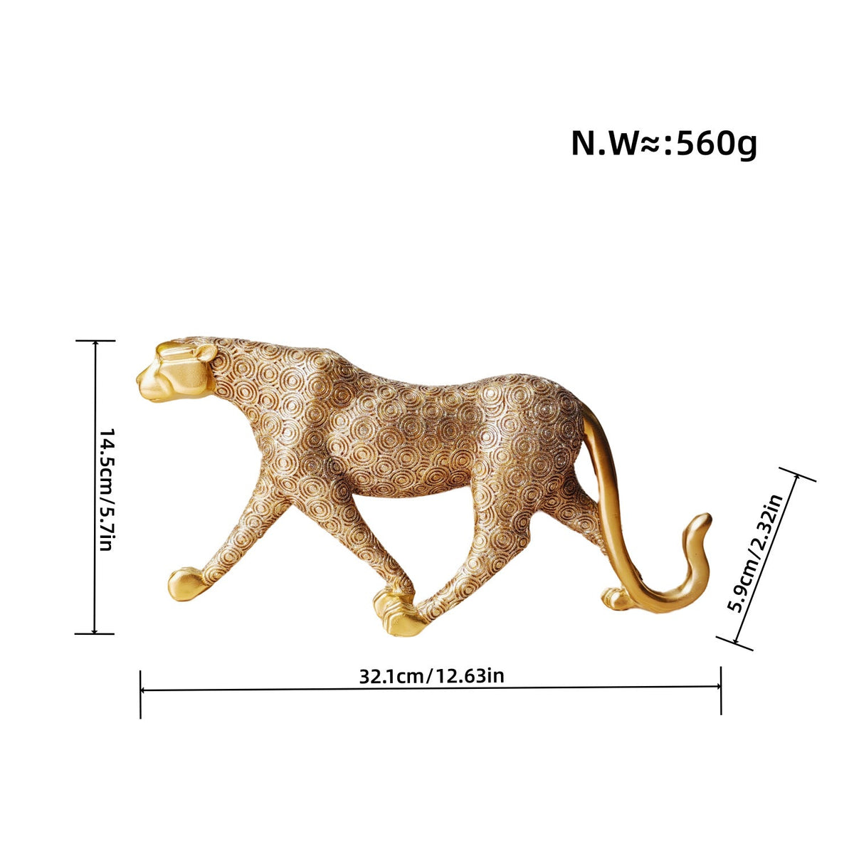 Artistic Decorative Wildcat Sculpture | Kelmera