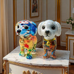 Artistic Dog Sculpture with Colorful Design | Kelmera