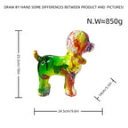 Artistic Dog Sculpture with Colorful Design | Kelmera