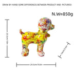 Artistic Dog Sculpture with Colorful Design | Kelmera