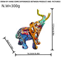 Artistic Elephant Figure with Colorful Design | Kelmera