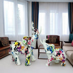 Artistic Elephant Figure with Colorful Design | Kelmera