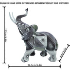 Artistic Elephant Figure with Colorful Design | Kelmera