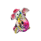 Artistic Elephant Figure with Football Motif | Kelmera