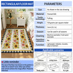 Artistic Floral Area Rug | Kelmera