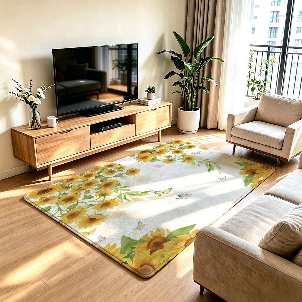 Artistic Floral Area Rug | Kelmera