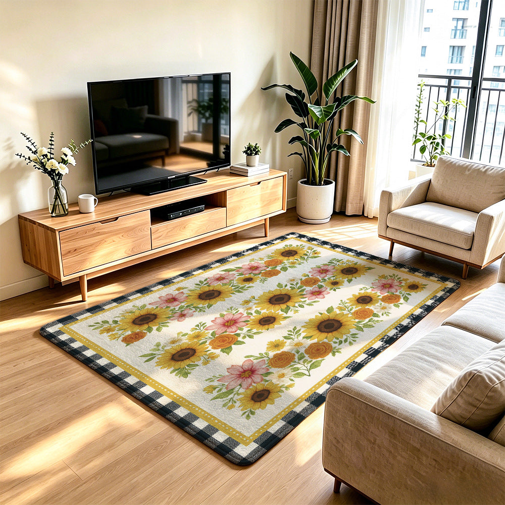 Artistic Floral Area Rug | Kelmera