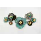 Artistic Floral Metal Wall Sculpture | Kelmera