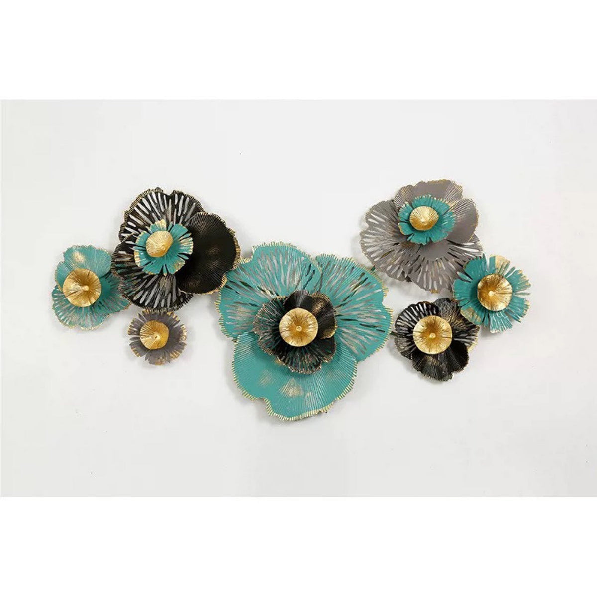 Artistic Floral Metal Wall Sculpture | Kelmera