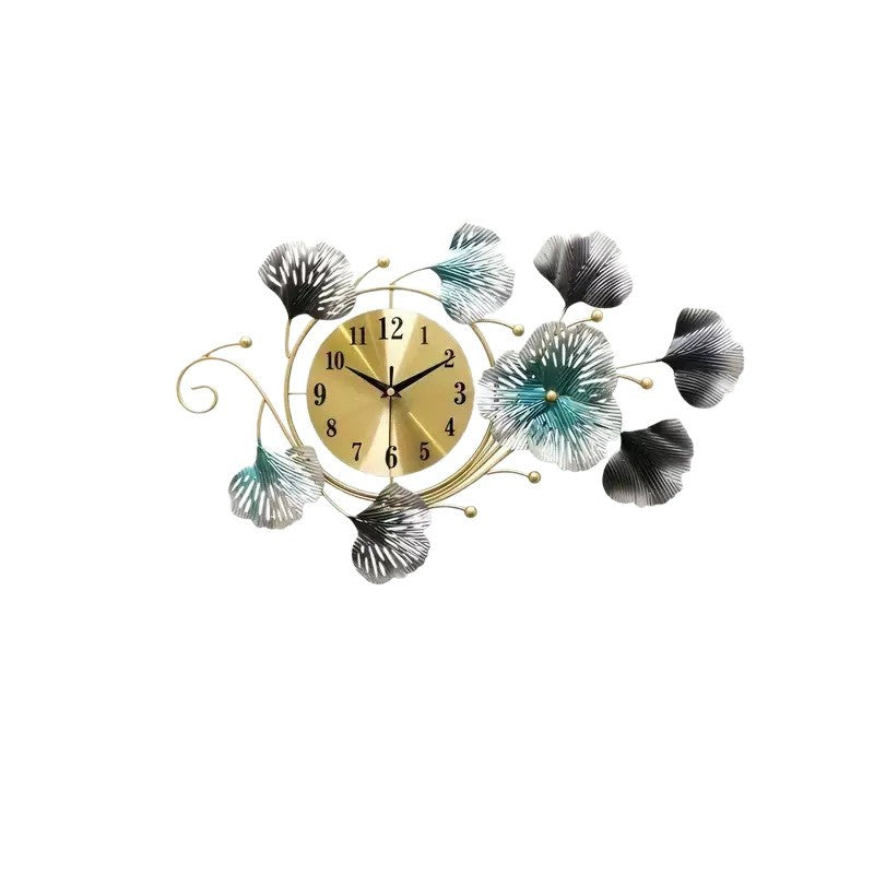 Artistic Floral Wall Clock Sculpture | Kelmera