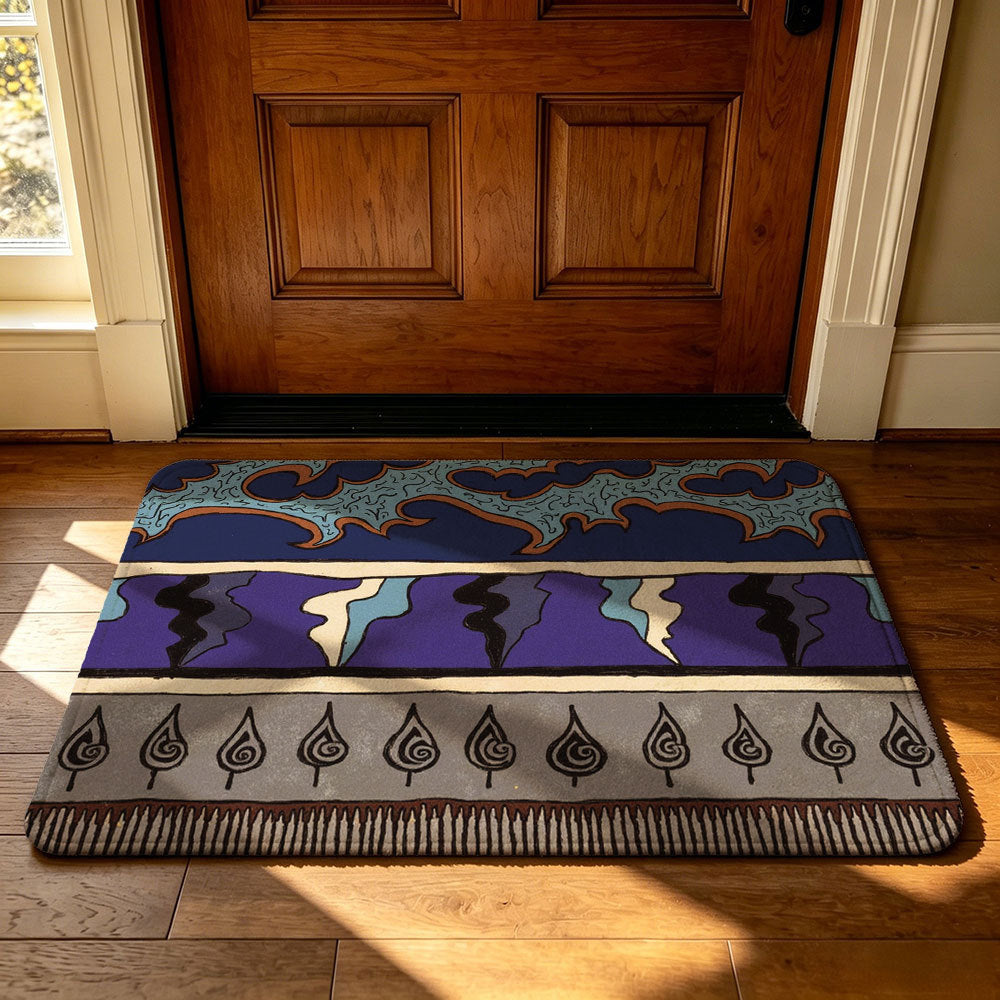 Artistic Geometric Welcome Mat | Kelmera