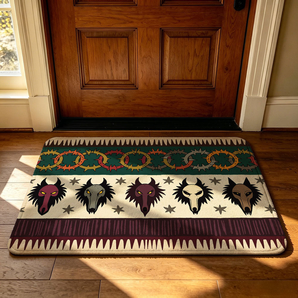 Artistic Geometric Welcome Mat | Kelmera