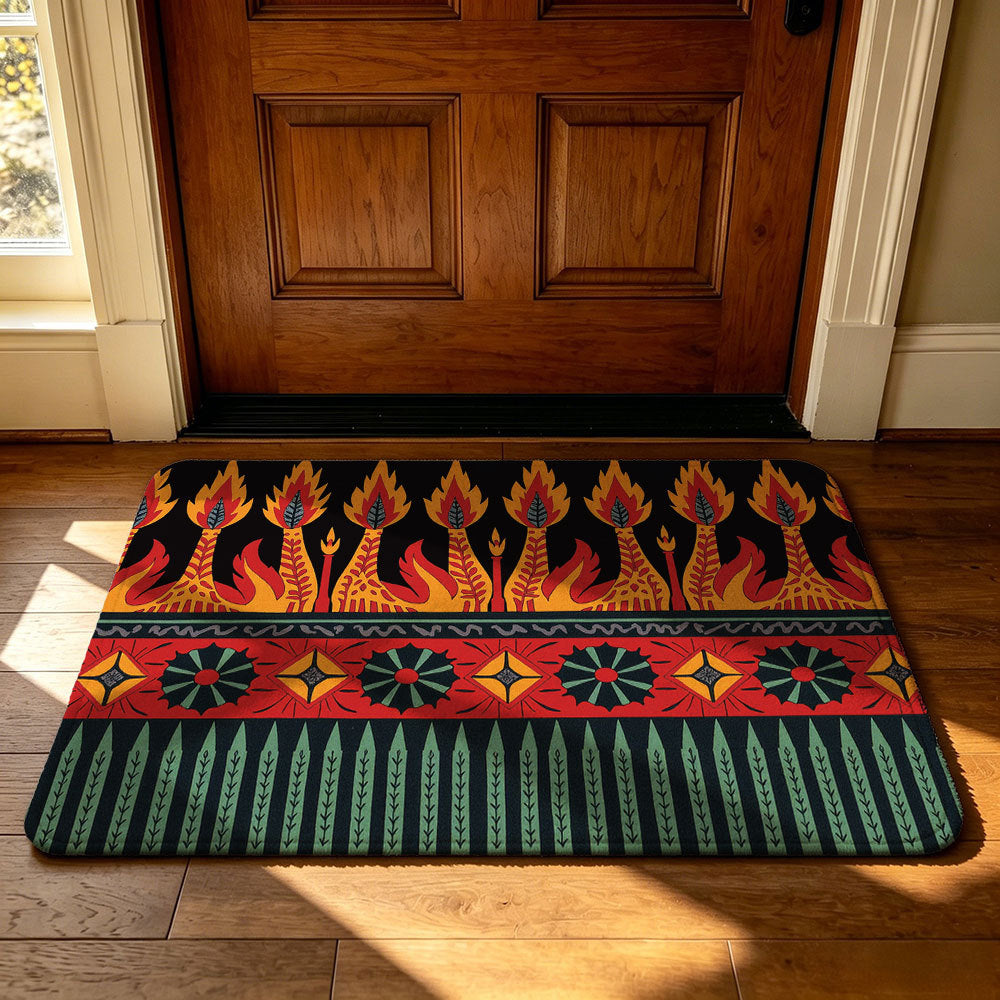 Artistic Geometric Welcome Mat | Kelmera