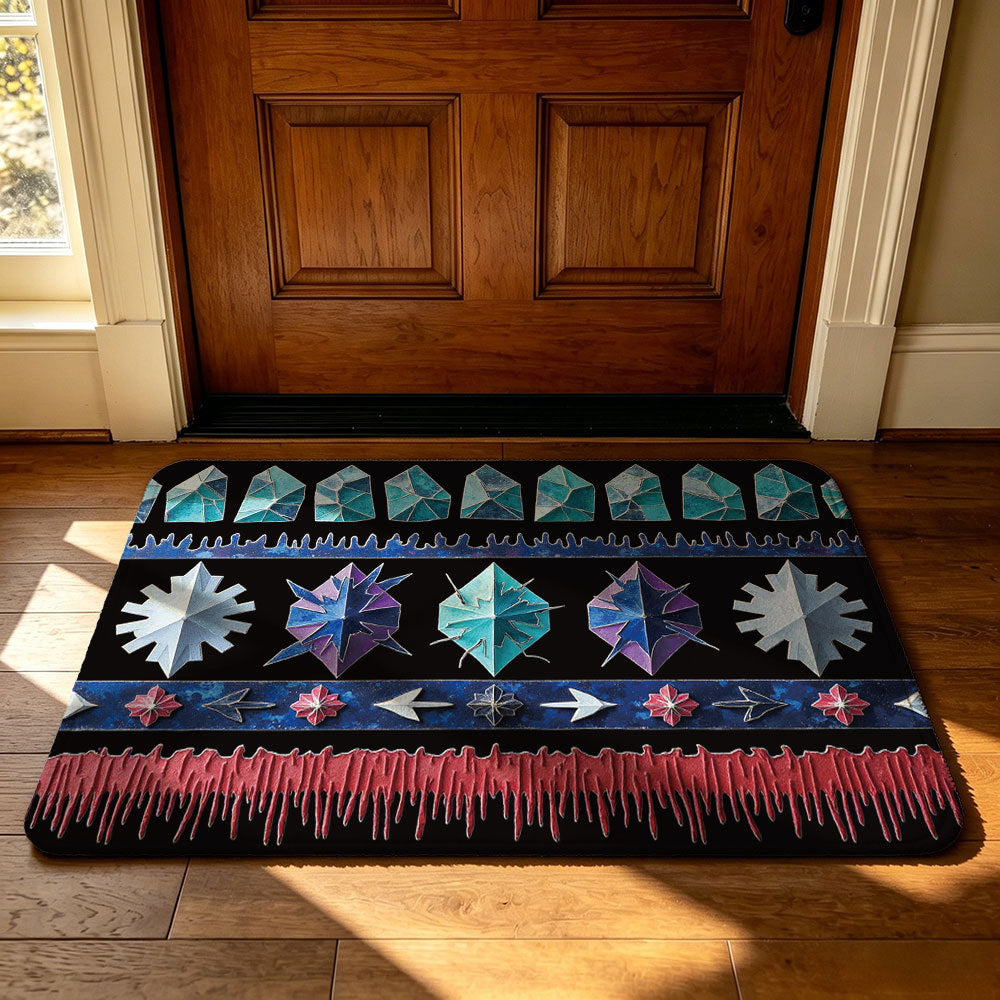 Artistic Geometric Welcome Mat | Kelmera