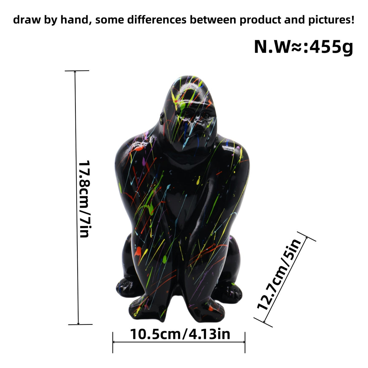 Artistic Gorilla Sculpture | Kelmera