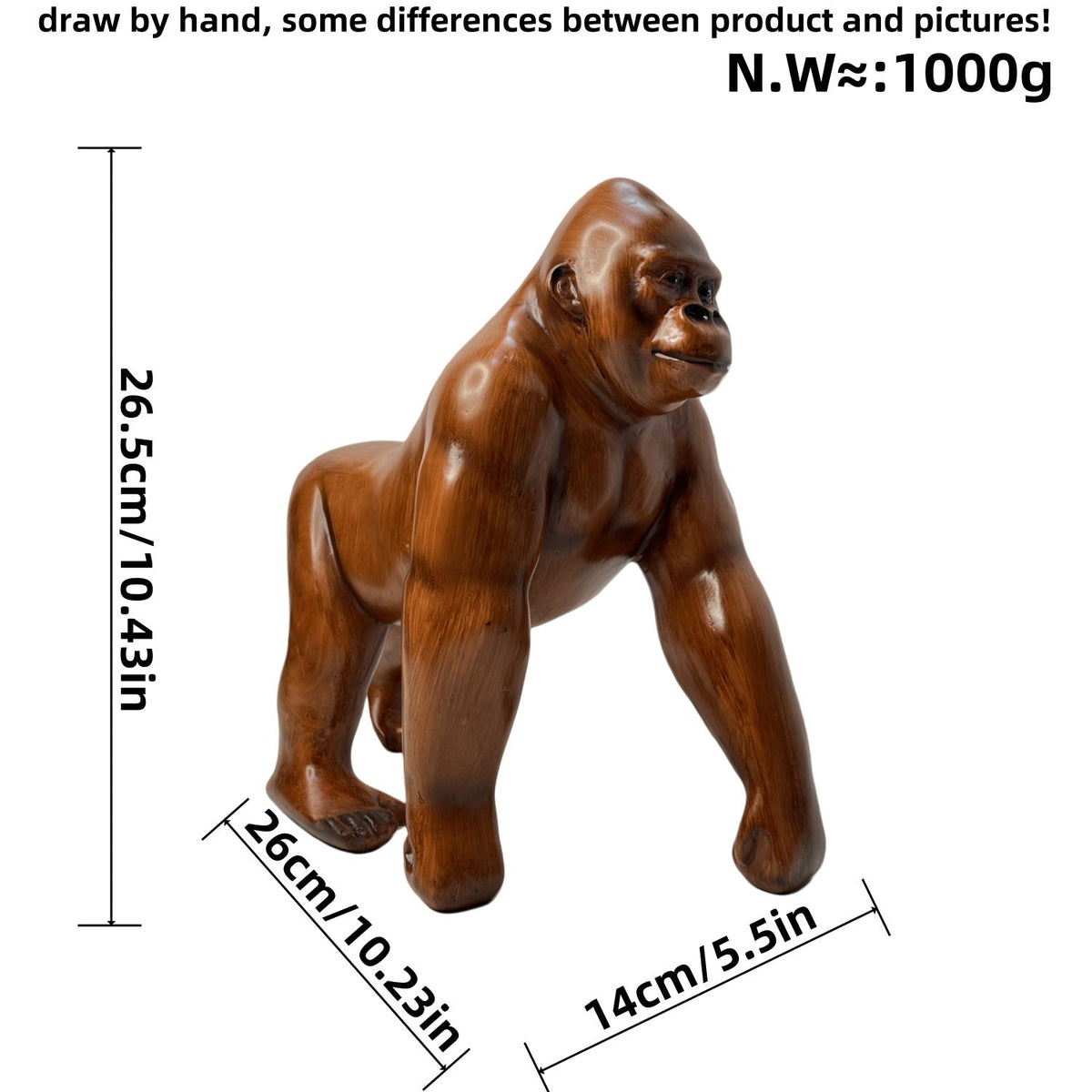 Artistic Gorilla Sculpture | Kelmera
