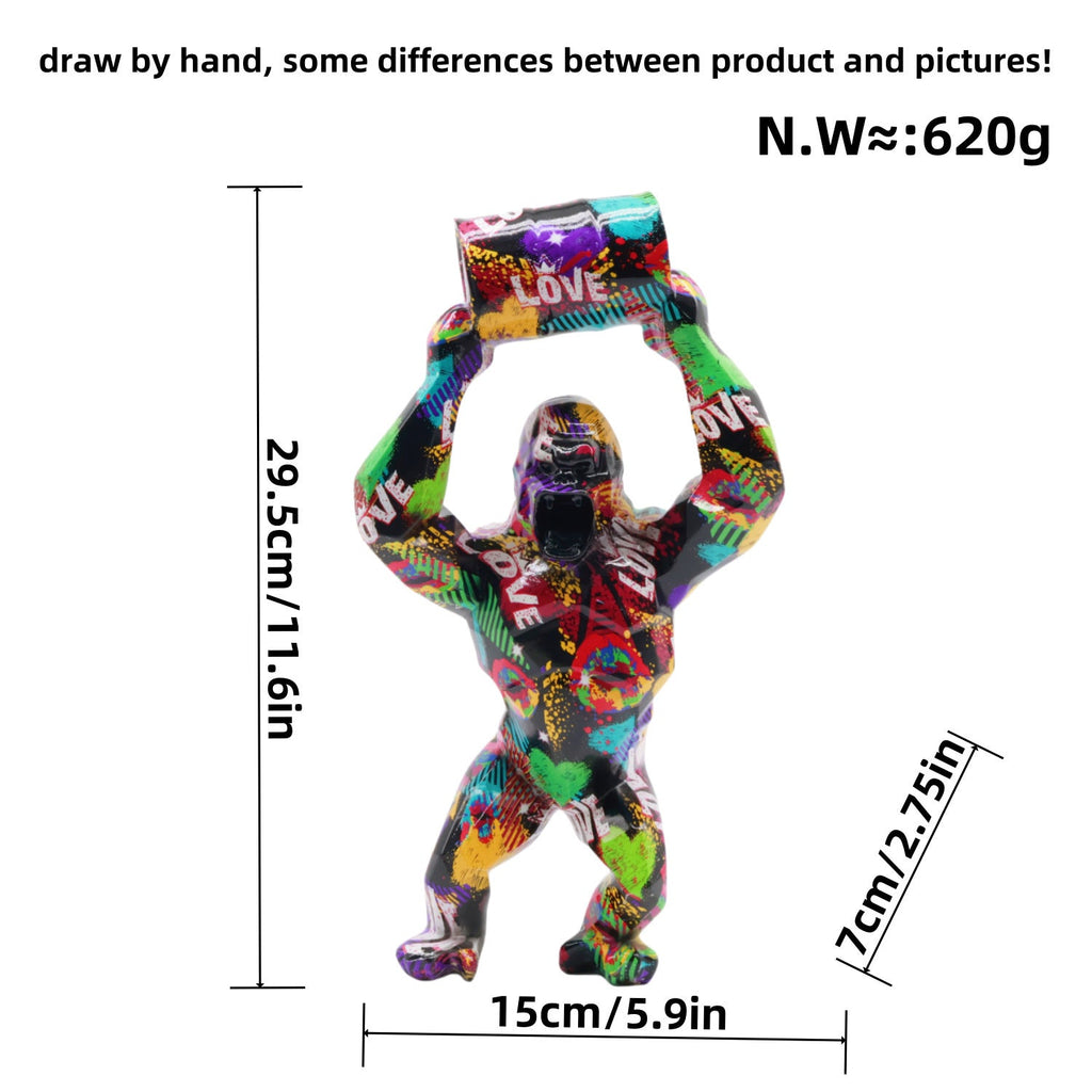 Artistic Gorilla Sculpture | Kelmera
