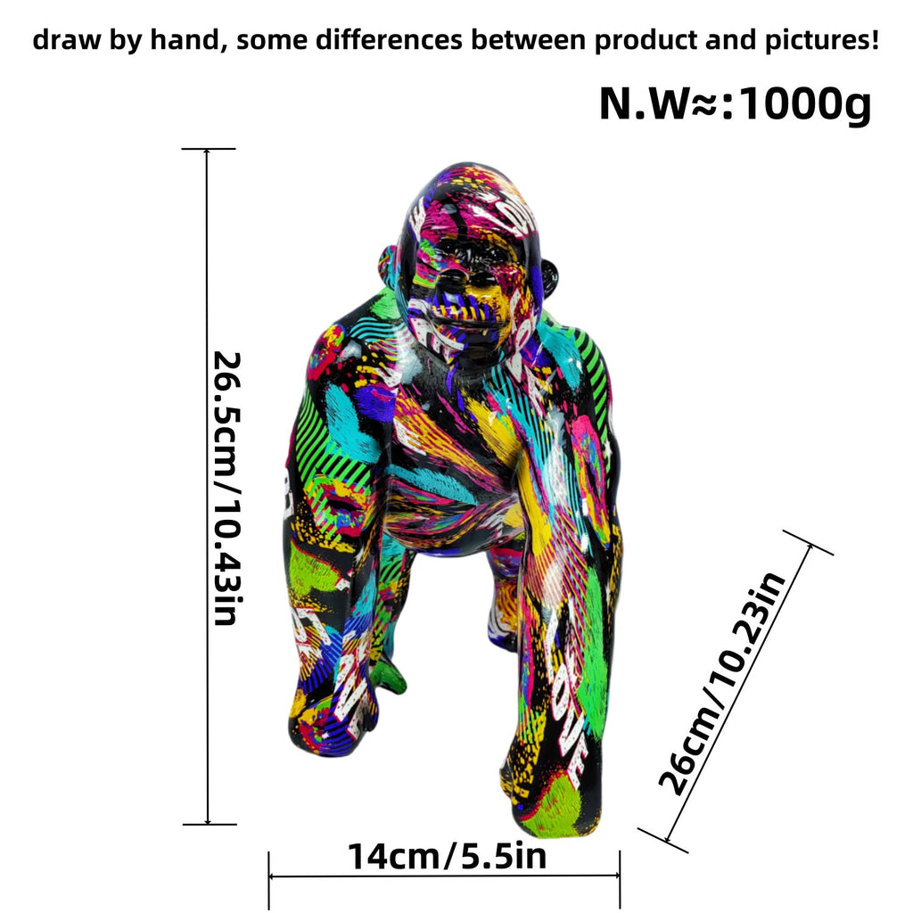 Artistic Gorilla Sculpture | Kelmera