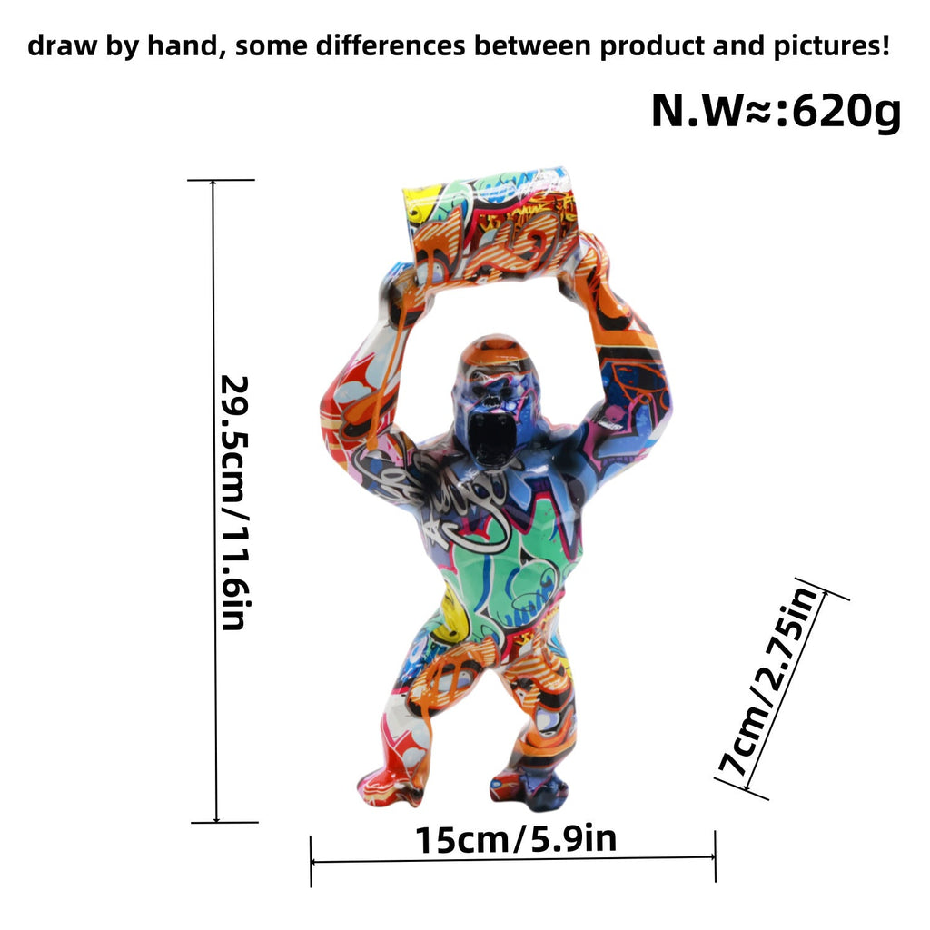 Artistic Gorilla Sculpture | Kelmera