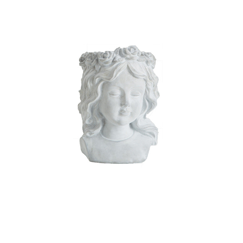 Artistic Head Sculpture Flower Pot | Kelmera