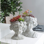 Artistic Head Sculpture Flower Pot | Kelmera