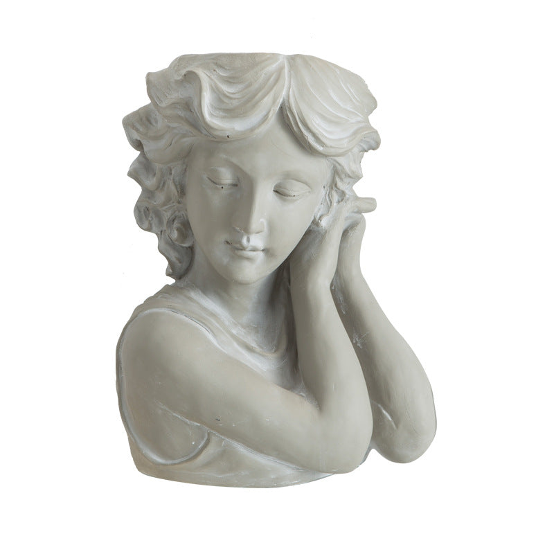 Artistic Head Sculpture Flower Pot | Kelmera