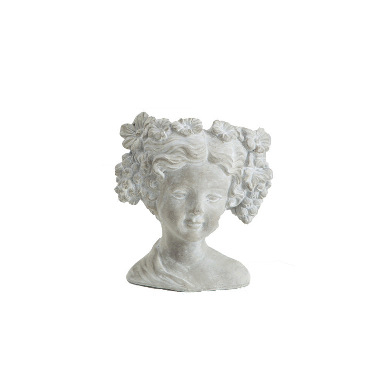 Artistic Head Sculpture Flower Pot | Kelmera