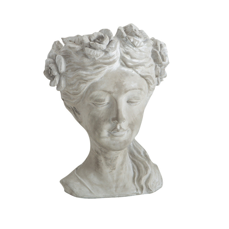 Artistic Head Sculpture Flower Pot | Kelmera