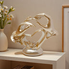 Artistic Heart Sculpture with Detailed Painting | Kelmera