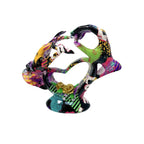 Artistic Heart Sculpture with Detailed Painting | Kelmera