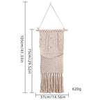 Artistic Macrame Wall Decor with Beautiful Fringe Decoration | Kelmera