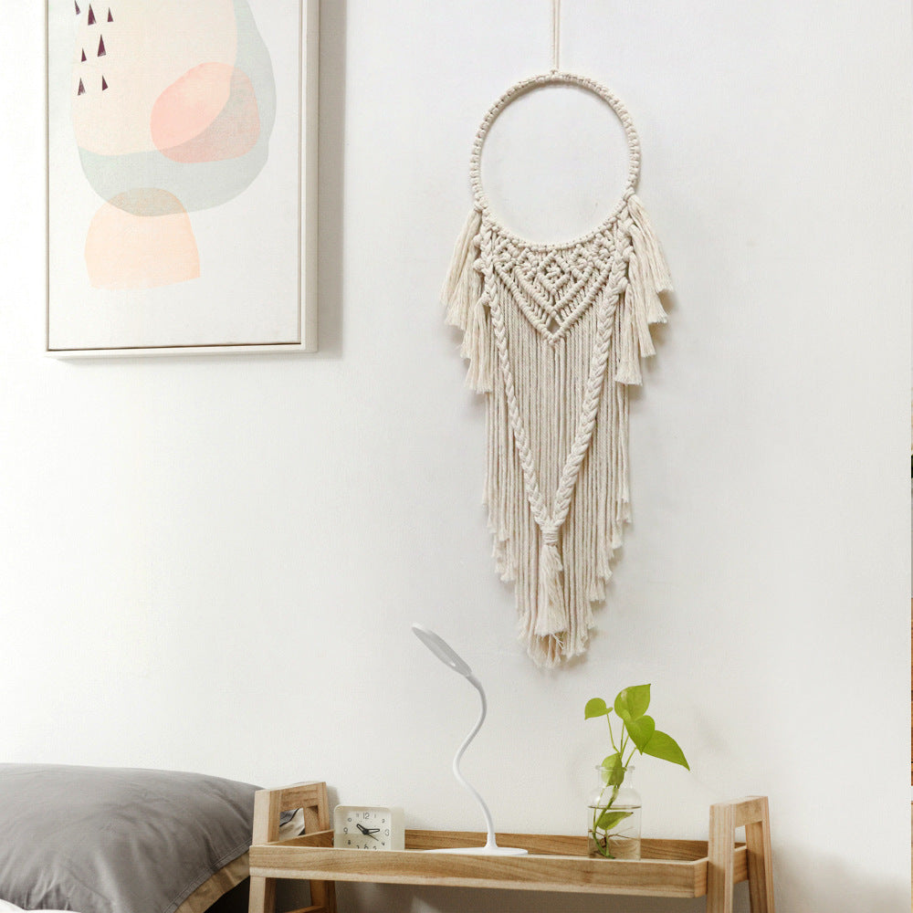 Artistic Macrame Wall Hanging Beige | Kelmera