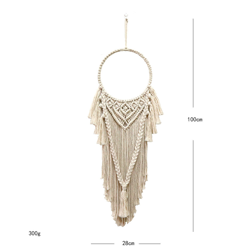 Artistic Macrame Wall Hanging Beige | Kelmera