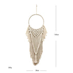Artistic Macrame Wall Hanging Beige | Kelmera