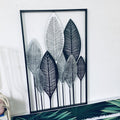 Artistic Metal Leaf Wall Sculpture | Kelmera