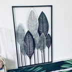 Artistic Metal Leaf Wall Sculpture | Kelmera