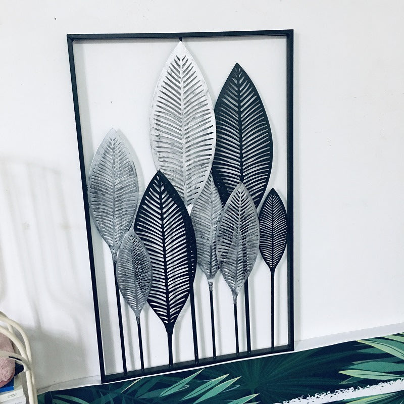 Artistic Metal Leaf Wall Sculpture | Kelmera