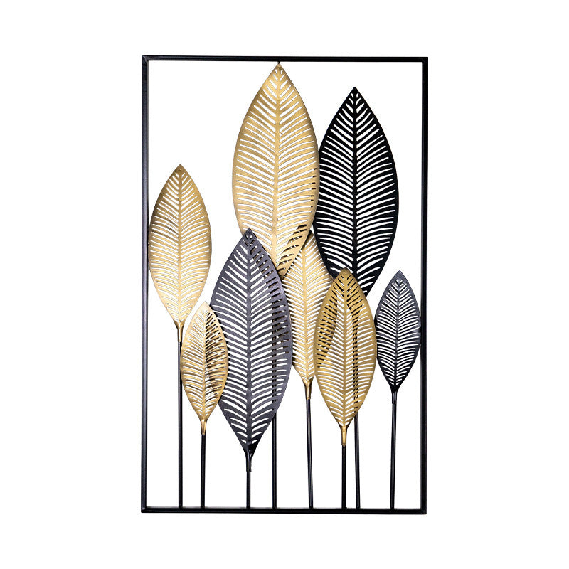 Artistic Metal Leaf Wall Sculpture | Kelmera
